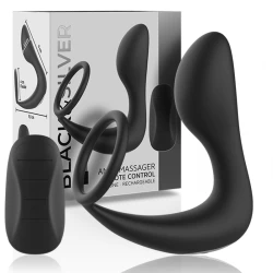 Black & Silver - Masaj Anal cu Telecomandă Tip Produs Model, Negru