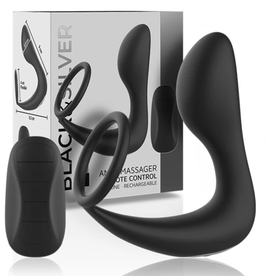 Black & Silver - Masaj Anal cu Telecomandă Tip Produs Model, Negru