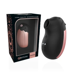 Stimulator Clitoral Rithual Shushu 2.0 - Tehnologie Spectaculoasă, Negru, Unică