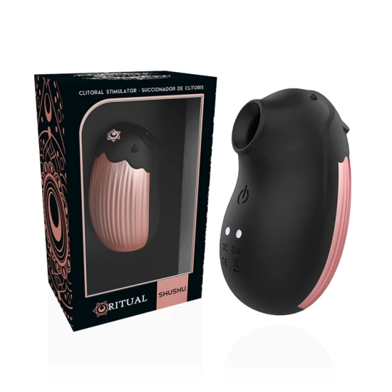 Stimulator Clitoral Rithual Shushu 2.0 - Tehnologie Spectaculoasă, Negru, Unică