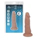 Dildo realist 16,6 cm din cauciuc și PVC, culoare naturală
