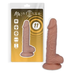 Dildo realist din cauciuc și PVC, culoare naturală, 18 cm