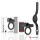 AGRON - Inel vibrat pentru stimulare, Negru & Argintiu