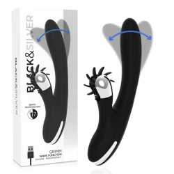 Iepure Grimm Wave Function, Negru & Argintiu