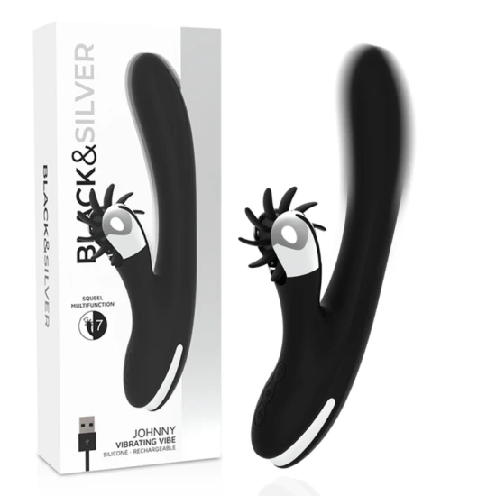 Iepuraș vibrator, Negru & Argintiu