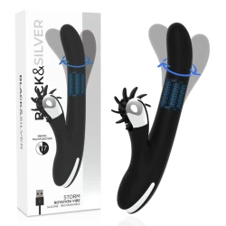 BUNNY STORM ROTATION VIBE - Tip Produs Model, Negru și Argintiu