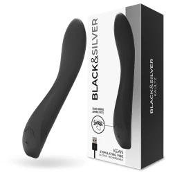 Vibrator Tip Produs Kean, Negru & Argintiu