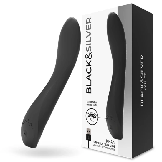 Vibrator Tip Produs Kean, Negru & Argintiu