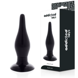 Plug anal, 14.5 cm, Negru