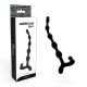 Mărgele anale din TPR, negru, 22 cm