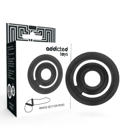 Inel penis, C-Ring, Negru