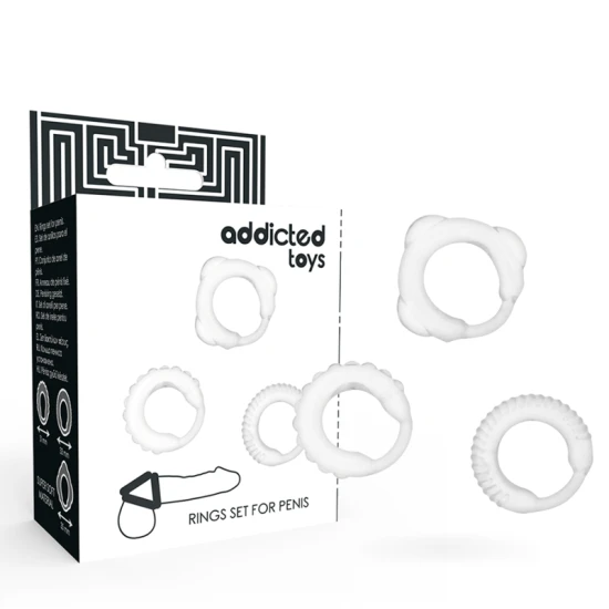 Set inele C, transparent