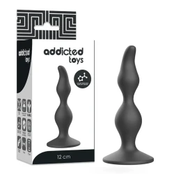 Plug Anal Addicted Toys, 12 Cm, Negru