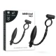 Plug anal cu inel vibratant - Negru
