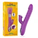 Vibrator Zenda Thruster Rotation - Funcții Multiple, Transparent, Mărime Unică