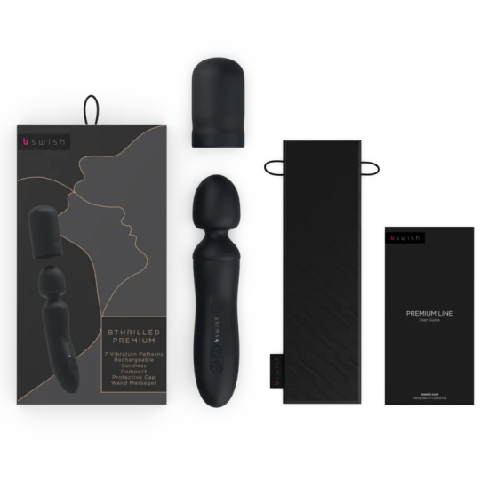 Vibrator Bthrilled - Premium, Negru, Mărime Unică