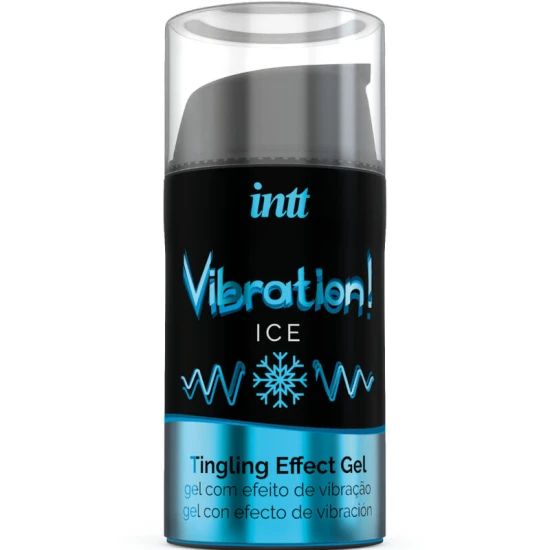 INTT - Gel stimulativ vibrator, efect de gheață, 15 ml