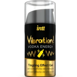 INTT - Gel stimulent intim lichid cu vibrații, Vodka, 15 ml
