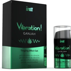INTT - Gel intim stimulativ lichid vibrator, Cannabis, 15 ml
