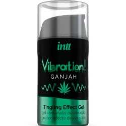 INTT - Gel intim stimulativ lichid vibrator, Cannabis, 15 ml