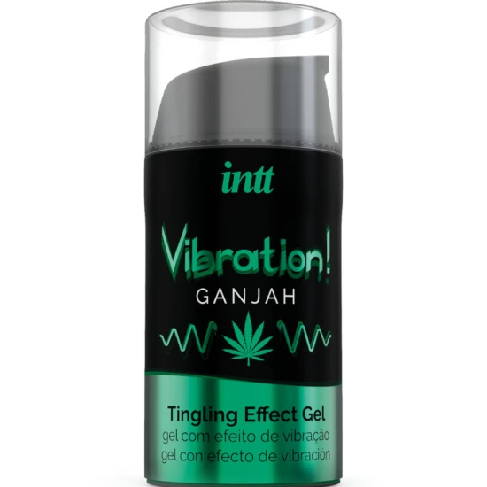 INTT - Gel intim stimulativ lichid vibrator, Cannabis, 15 ml