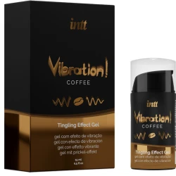 INTT - Gel stimulent intim lichid vibrator, Coffee , 15 ml