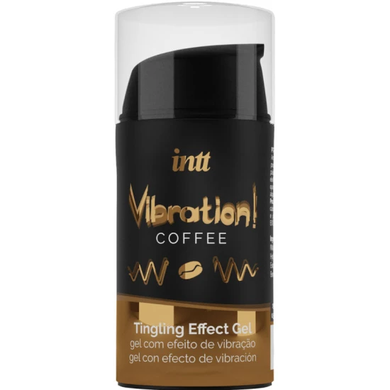 INTT - Gel stimulent intim lichid vibrator, Coffee , 15 ml