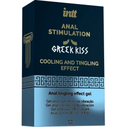Gel stimulare anal INTT, cu vibrații și răcorire, aromă mentă, 15 ml