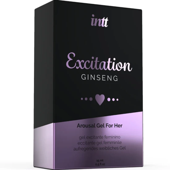 INTT - Gel intim activator de dorință sexuală, efect de căldură, stimulare, roz