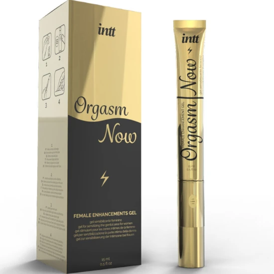 INTT - Gel stimulativ vaginal, cu aplicator vibrator, Roz