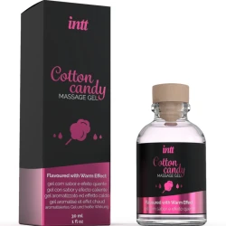 INTT - Gel de masaj, Cotton Candy cu efect de încălzire