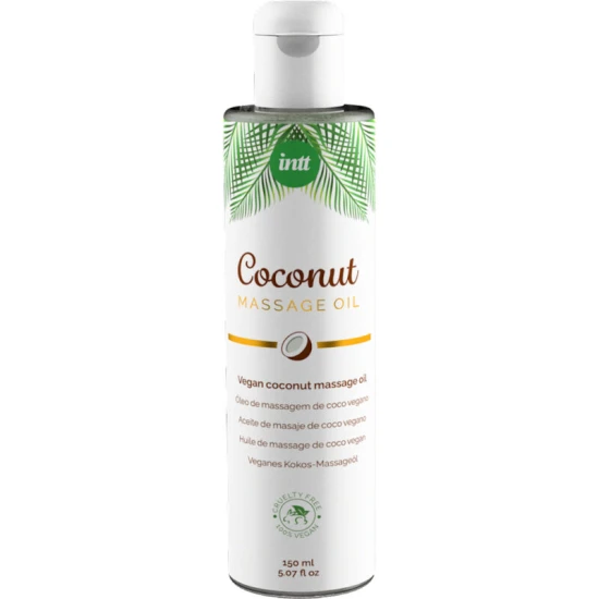 INTT - Ulei de masaj vegan cu cocos relaxant, Roz