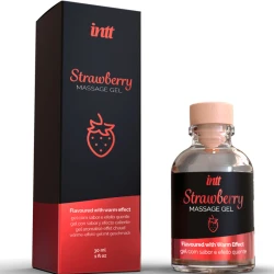 INTT - Gel de masaj, aromă căpșuni