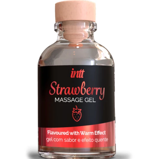 INTT - Gel de masaj, aromă căpșuni