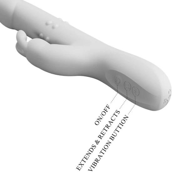 Vibrator Tip Iepure, Argintiu