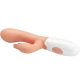 Vibrator cu stimulator din TPR ABS, culoare piele
