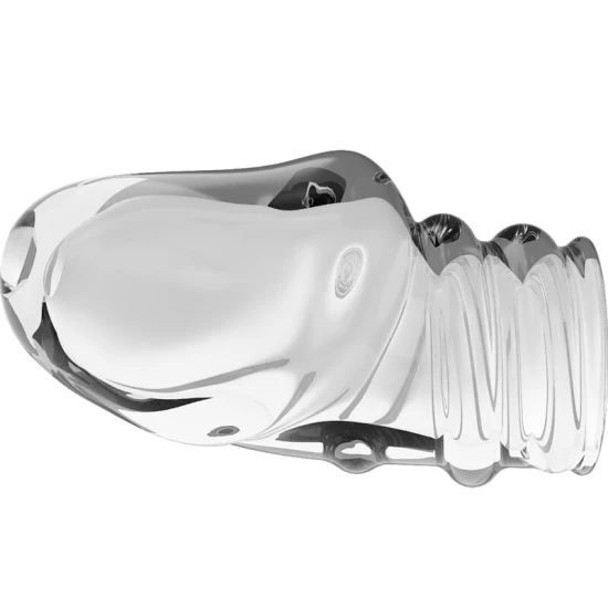 JEREMY - Penis cu îngroșător transparent, Culoare 0702 Crystal