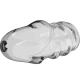 JEREMY - Penis cu îngroșător transparent, Culoare 0702 Crystal