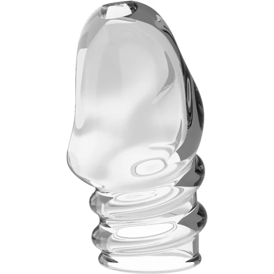 JEREMY - Penis cu îngroșător transparent, Culoare 0702 Crystal
