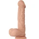 Dildo realist flexibil din TPR, culoare piele, 26 cm