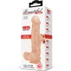 Dildo realist flexibil din TPR, culoare piele, 26 cm