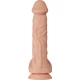 Dildo realist flexibil din TPR, culoare piele, 26 cm