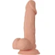 DILDO FLEXIBIL REALIST ZEBULON - BEAUTIFUL ENCOUNTER, 19,4 CM, culoare naturală
