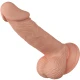 DILDO FLEXIBIL REALIST ZEBULON - BEAUTIFUL ENCOUNTER, 19,4 CM, culoare naturală