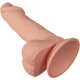 DILDO FLEXIBIL REALIST ZEBULON - BEAUTIFUL ENCOUNTER, 19,4 CM, culoare naturală