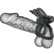 Inel vibrator dublu, Negru