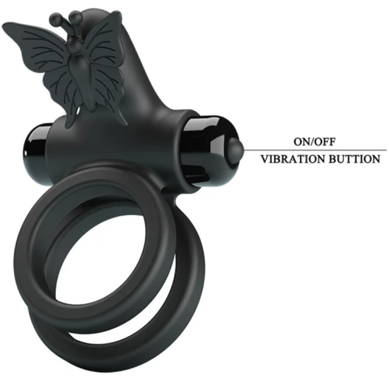 Inel vibrator dublu, Negru