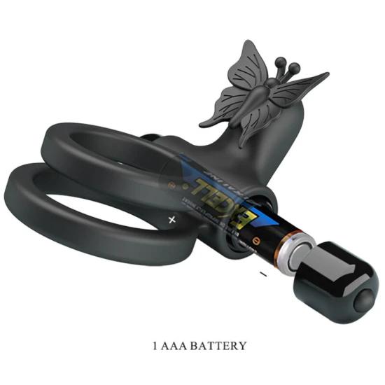 Inel vibrator dublu, Negru