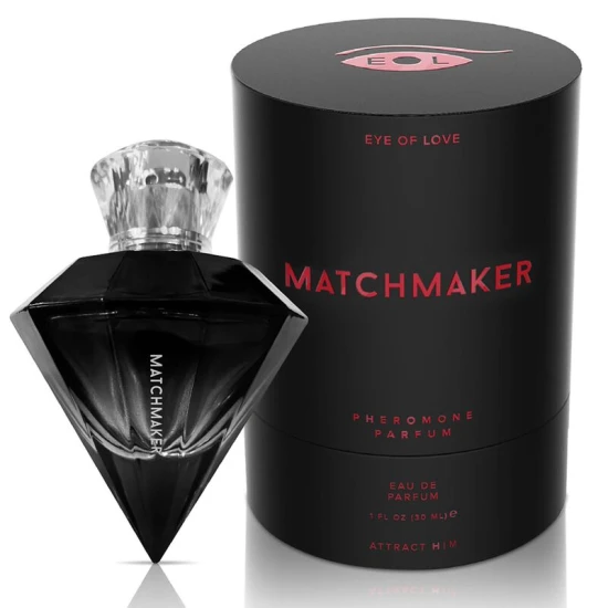 Parfum tip cologne cu feromoni, Matchmaker, Negru Diamant, LGBTQ, 30 ml