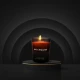 Lumânare de Masaj Negru Diamond pentru Atracție 150 ml